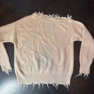 Lovers + Friends Distressed Sweater xxs